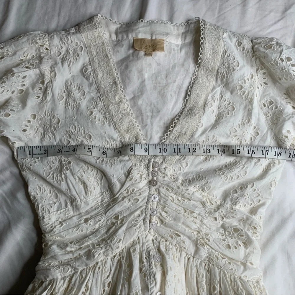 ANTHROPOLOGIE Love the label Puff Sleeve LaceDress - Picture 10 of 16